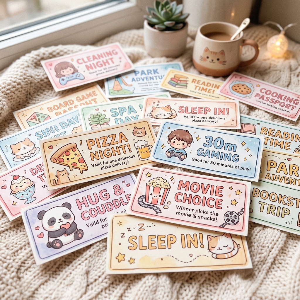 30 Creative Voucher Ideas Your Kids Will Actually Work For